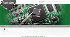 Desktop Screenshot of electrotechno.com